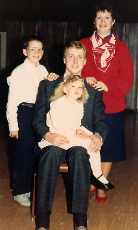 Corey, Mom, Dad, and Nikki