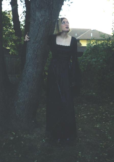 a really cool pic of me with my fav dress on