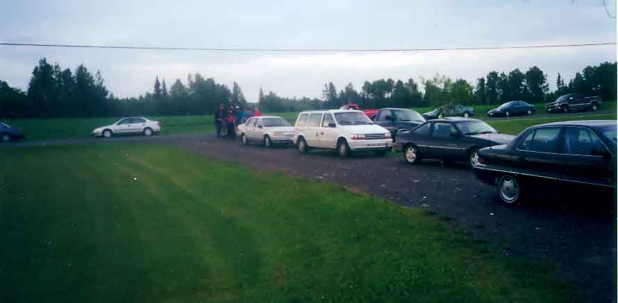 the cars start piling up