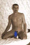 Nikolay awaiting the boy for erotic game