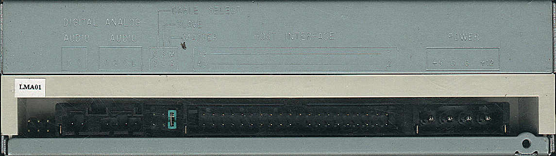 An image of the back of the Iomega LiteOn drive
