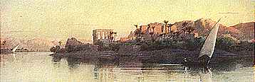 The Temple of Philae painting by Robert Talbot Kelly
