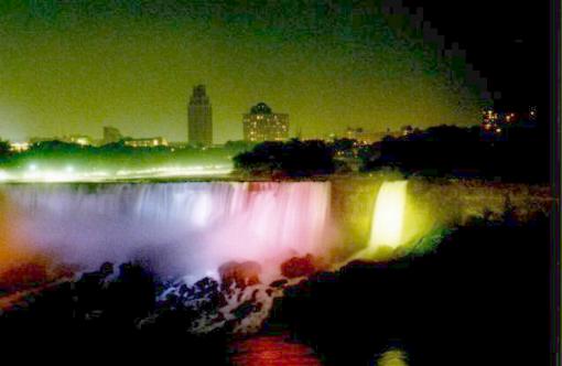 Niagara Falls at Night