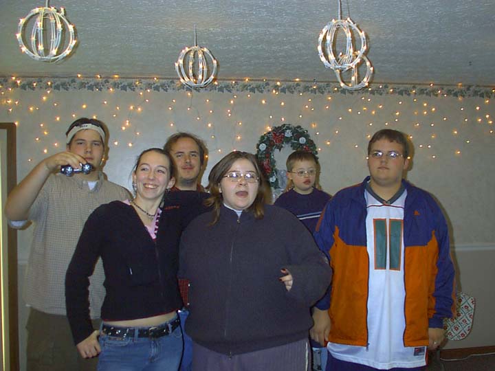 The same people as above except with Drew in the background and minus Matt