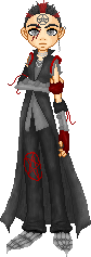 For a description contest in which I won 1st place!!!  Rock on!!!  I had fun making this guy, 'cause he's so deadly and dark.  He'd be good for a story, hmm...  If you're wondering about the feet, I modeled them off of Nazgul's.