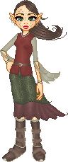 Entered in same contest as girl doll, but won participation only.  That's alright because I liked how th girl came out more.  I do like his vest though.  All pixel shaded because it had to be for the contest.  I gotta love Jak's boots, man!!!  I so want a pair!!!  (I'm talking about from the video game, the doll's name isn't Jak.  Ha ha!!!)