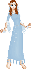 A request from my real life sister, Anna, who told me how she wanted the doll to look like. Her name is Wilwarin, which in Quenya means butterfly.  I like how it came out, I might want to make it a little more shiny now that I think about it. (June 18th)