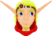 Earlier (not much earlier), smaller rendition of Jak's Head.  Hand drawn in Paint.
