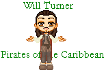 Will Turner, my favorite Pirates of the Caribbean character.
