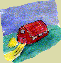 big red barn