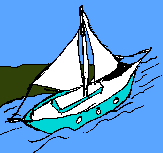 Small childs sailboat