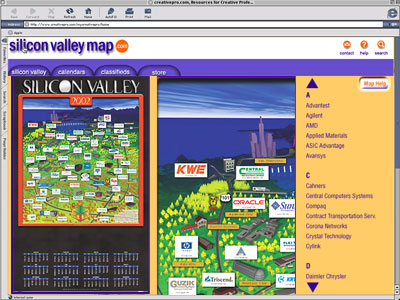 Interactive 2002 Holographic Map and Calendar