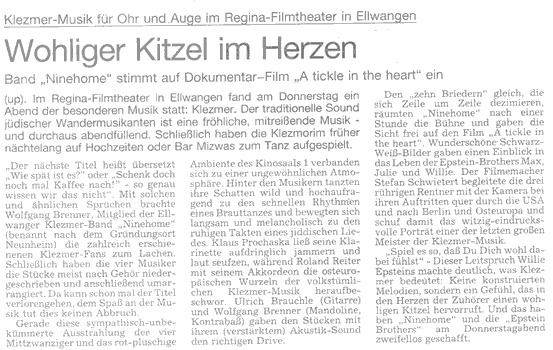 Schw�bische Post, 28. April 1996