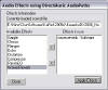 Add audio effect on midi (kar) file