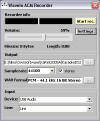 Recorder window - ACM settings
