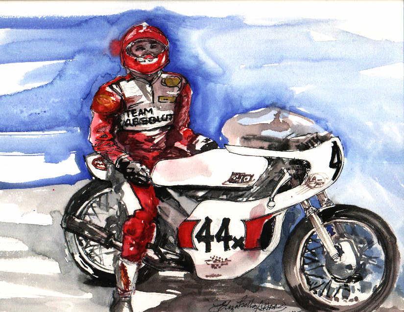 Original watercolor by E.  A.  HAAS