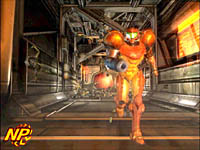 Samus in all her metal clad glory!