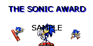 The Sonic Award!!!