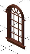 Dark Wood Window