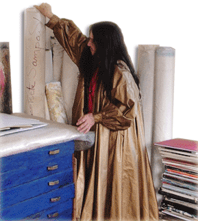 Nisete Sampaio. Atelier, Rio de Janeiro, Brasil.