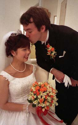 Before the wedding. Photo courtesy of Misaki Oda
