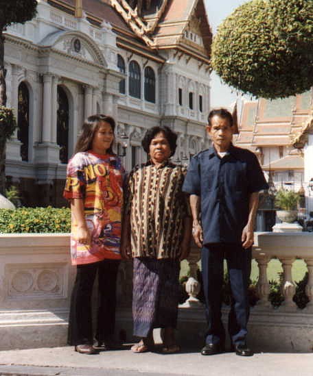 with Dad & Mom
