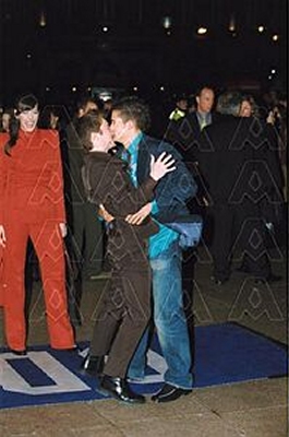 In a fit of jealousy, Orlando Bloom tries to attack Elijah Wood once again...
