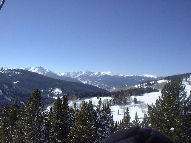 Vail from the ski lift
