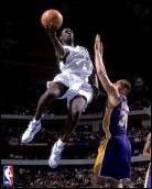 Michael Finley goes up for the dunk