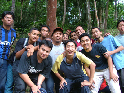 Kenangan bersama sebelum mandi.