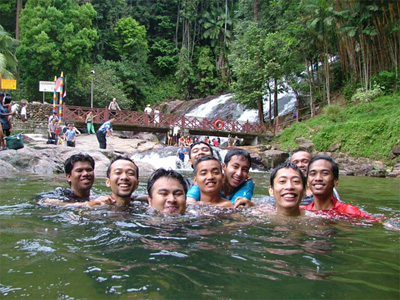 Kitorang kesejukkan... berendam selama 1 jam.