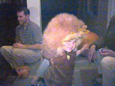 Nicolas off to Trick-or-Treat