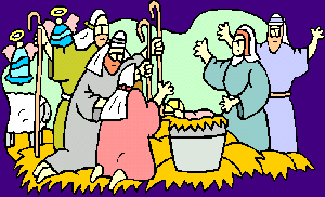 The shepherds find Jesus