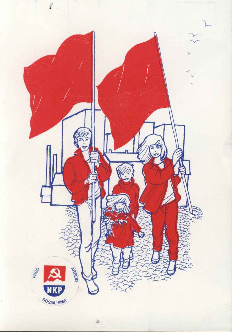 postkort og plakat av Kjersti Scheen, slutten av 1980-tallet