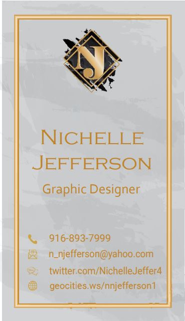 business card back