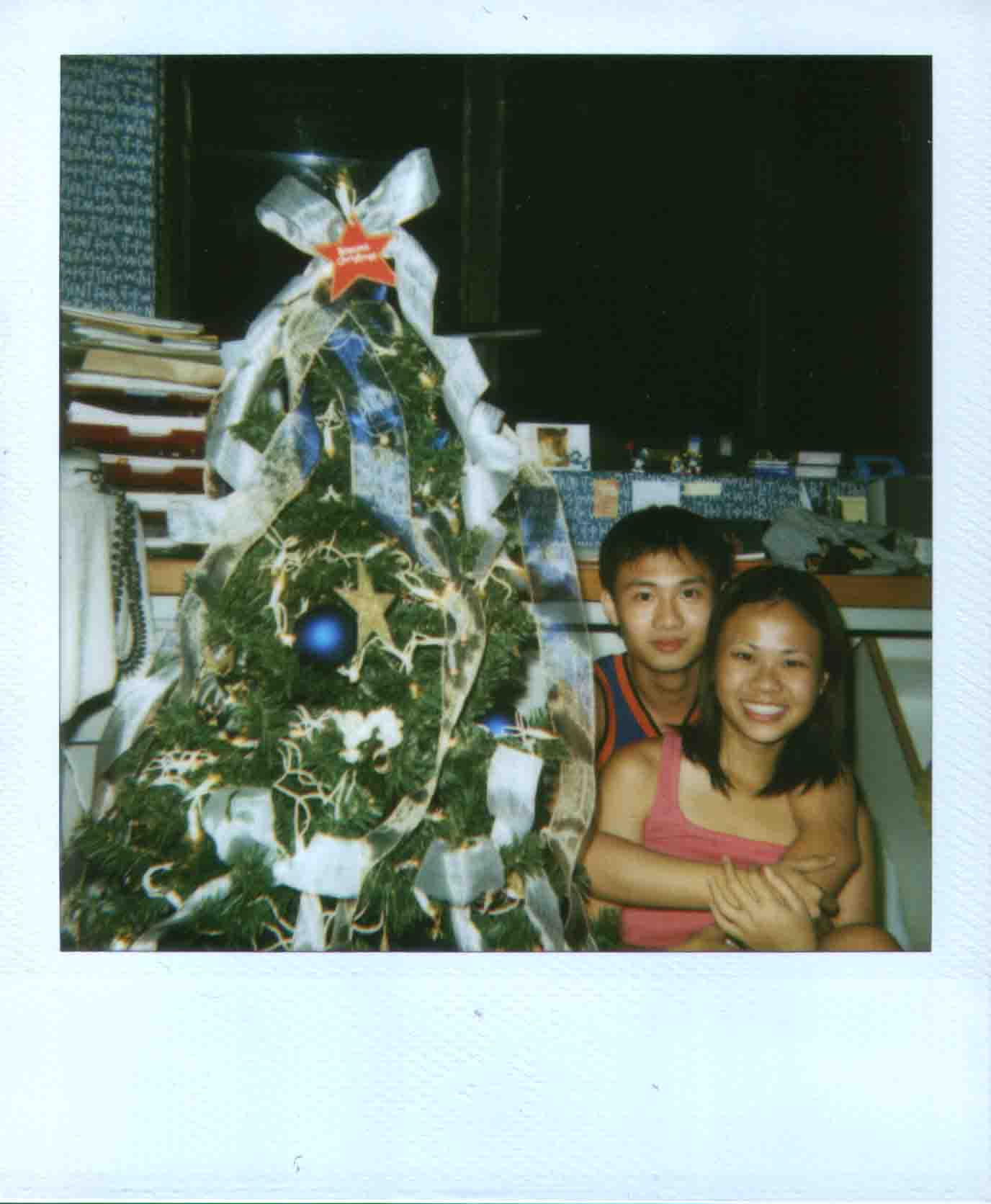 Me, Renee, and a tree named "Max"