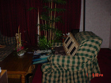  Yup! It's all there. In the middle of the freakin' room. 