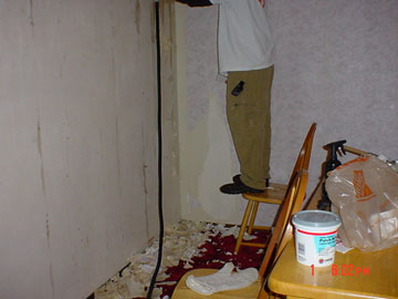  Look at the mess we've made on the floor! 