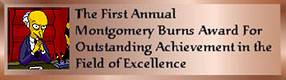 The Montgomery Burns Award of EEEExcellence