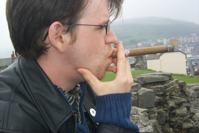 A Monte Cristo at Aberystwyth Castle... mmm, that's nice Max.