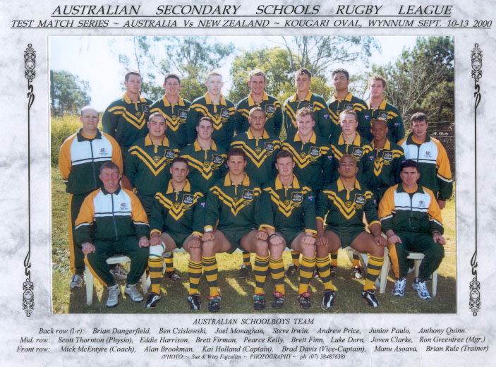 Australian Schoolboys Team