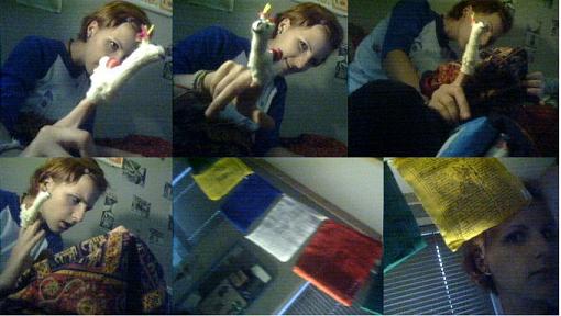 i like the one where i look perplexed at the blanket.