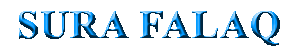 SURA FALAQ