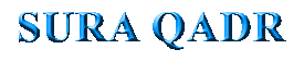 SURA QADR