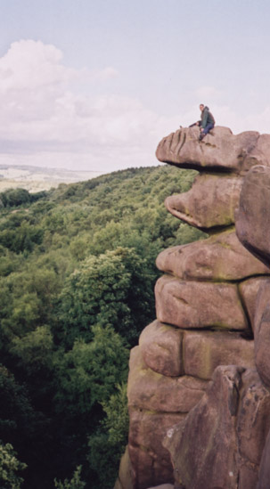 The BLackRocks in Derbyshire near Matlock bath