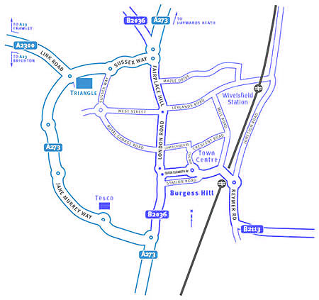 How to get to the Triangle