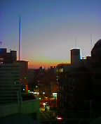 sunset from the hotel