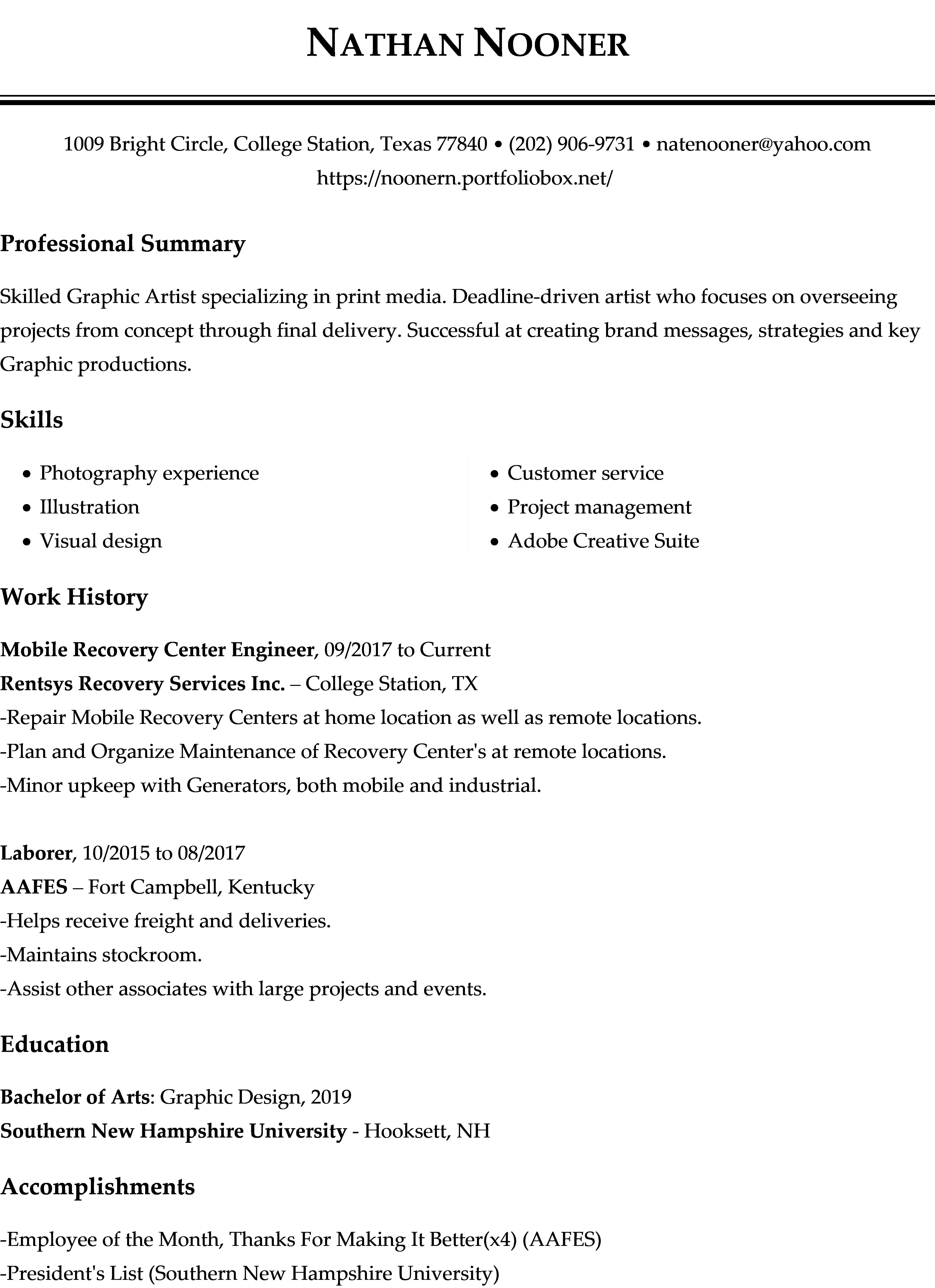 Resume