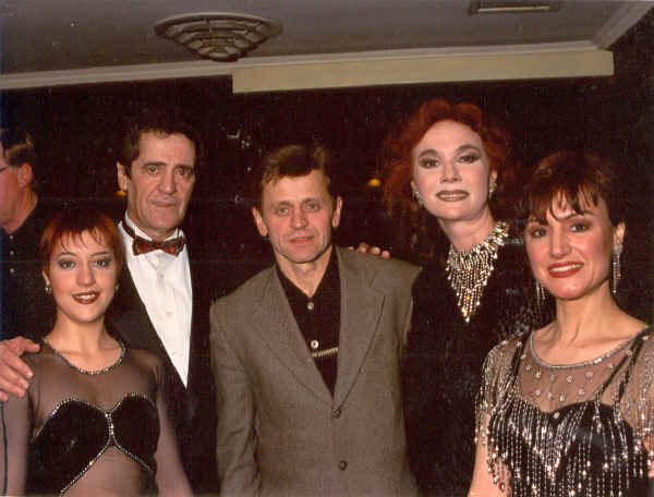 Con Mijail Barishnikov(bailar�n)