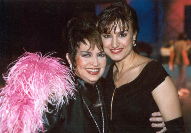 Con Virginia Luque